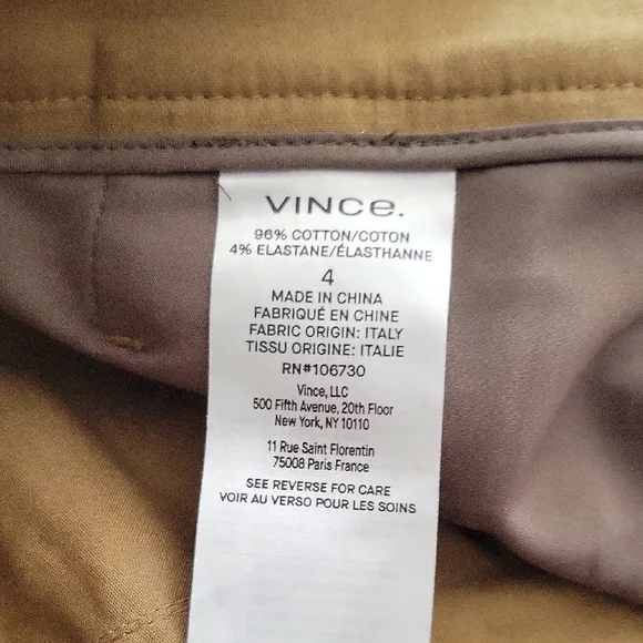 Vince | Italian Cotton Wide Leg Pants | Size 4 - Picture 7 of 7